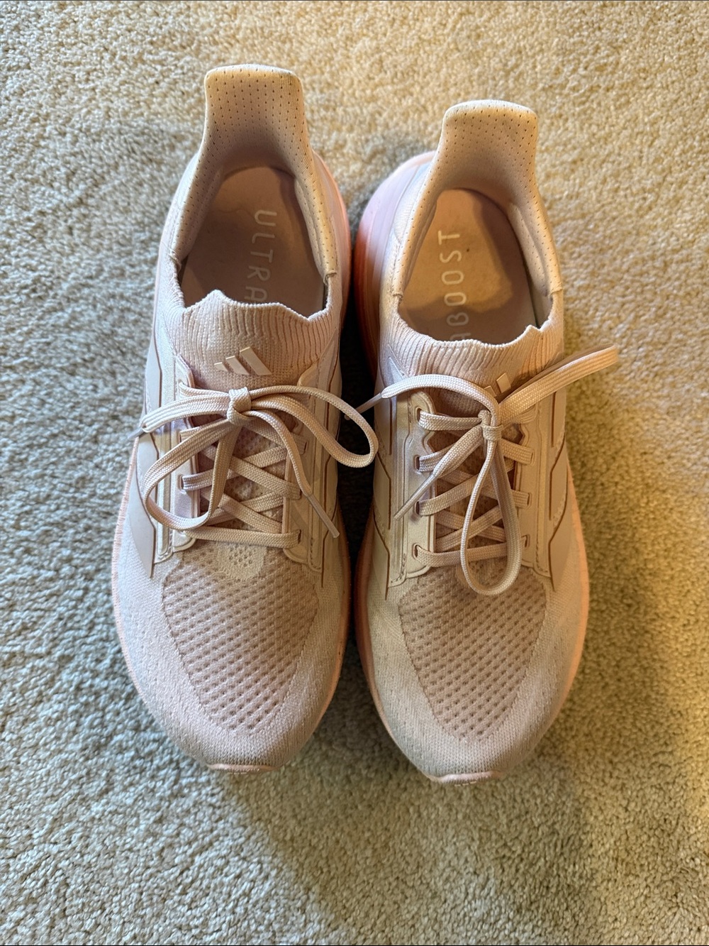 adidas Women's Pink Ultraboost Knit Sneakers